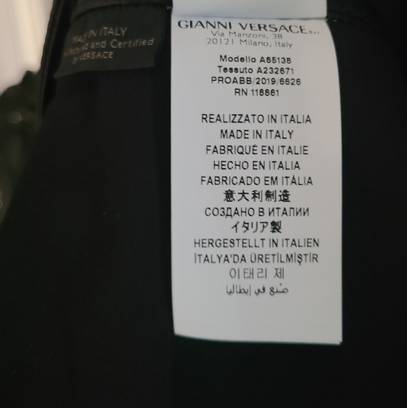 Versace fringe Leather jacket 56it NWT - Picture 12 of 15